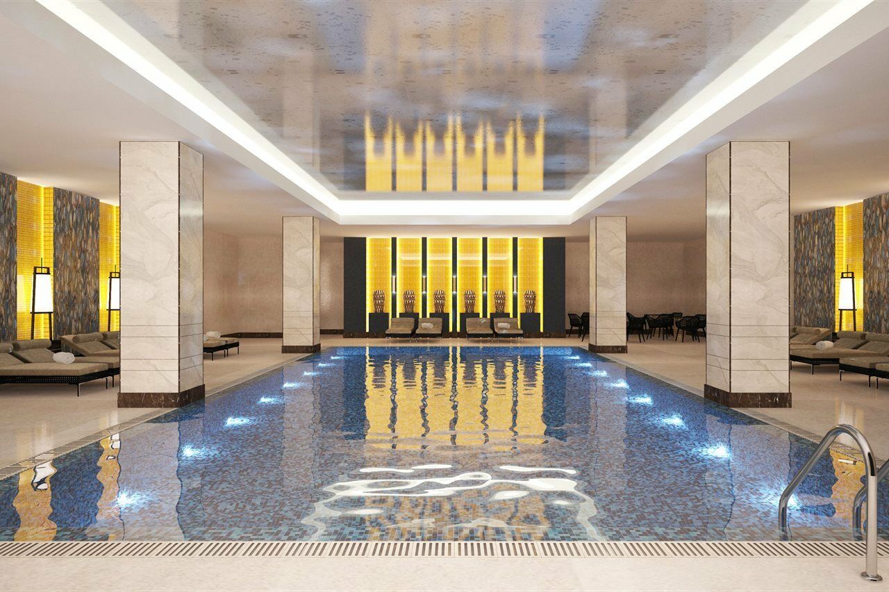 Doubletree By Hilton Antalya City Centre Ngoại thất bức ảnh The pool at the spa